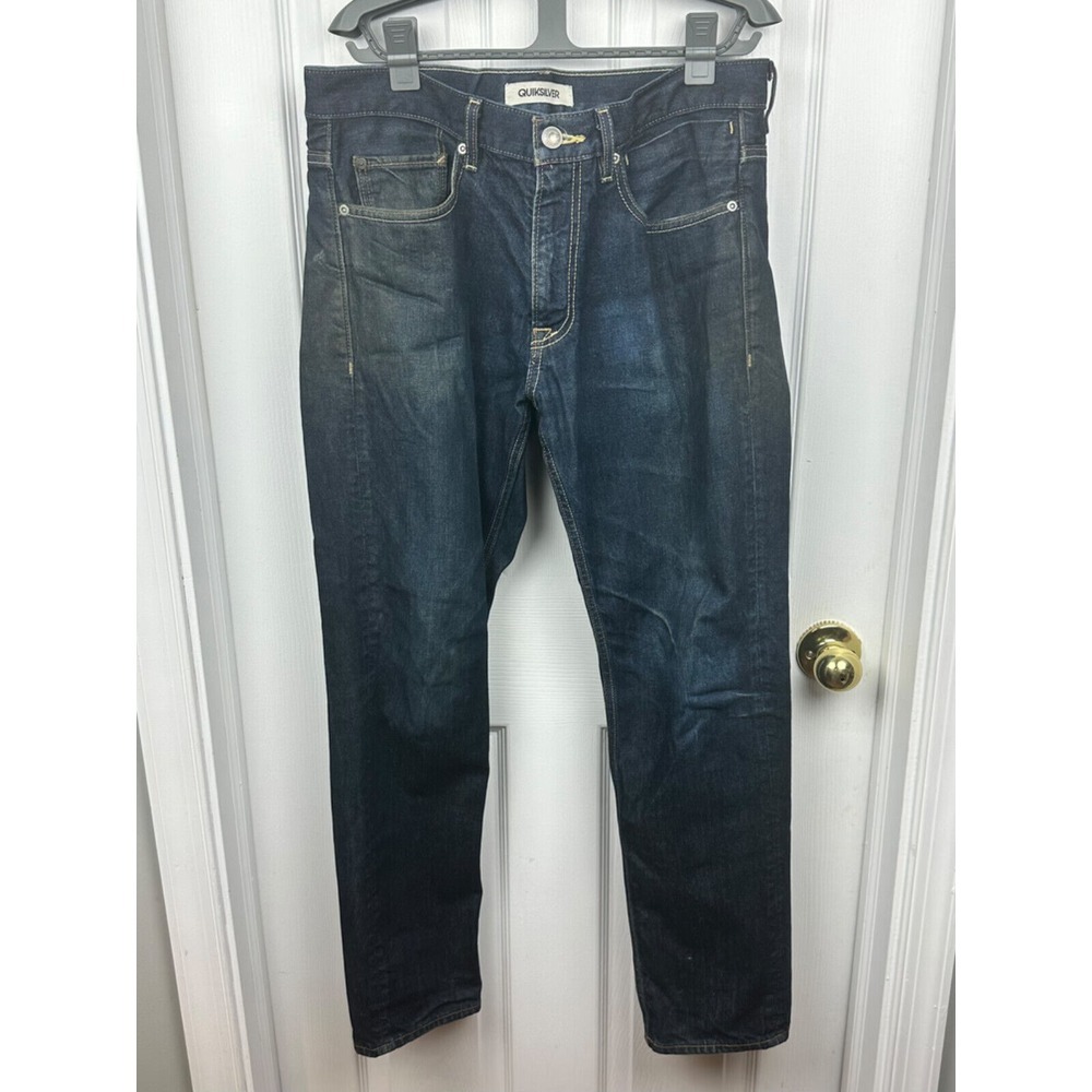 Quiksilver Men's Jeans Sz 33x29 QuikJean Regular Fit‎ Denim